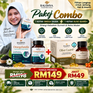 PAKEJ COMBO 1 OMEGA SAUDA + 1 OLIVE GUARD